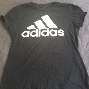 Black adidas t shirt